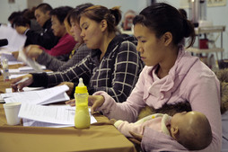 Representatives of the Saputiit Association © Michel Patry