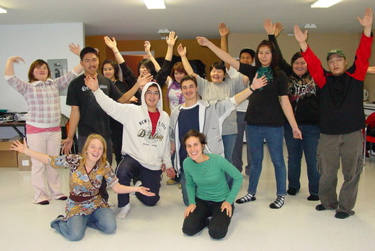 Back row, left to right: Elisapi Nassak (Kangirsuk), Danielle Fox (Kuujjuaq), Elena Nassak (Kuujjuaq), Stacey Ningiuruvik (Kuujjuaq), Aputik Angnatuk (Kuujjuaq), Matthew Nayome (Tasiujaq), Emma Cain (Kuujjuaq), Sevim Ilgun (Quaqtaq), Sailasi Saviardjuk (Salluit), Tommy Sequaluk (Kuujjuaq), Sanaaq Shipaluk (Kuujjuaq), Adamie Philie (Kangiqsujuaq), In front: Marie Deaudelin, Onira Lussier