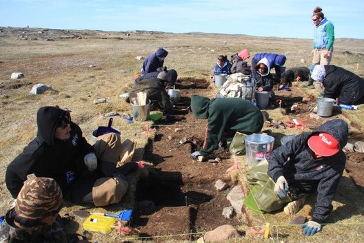 Nuvuk island excavation 2009