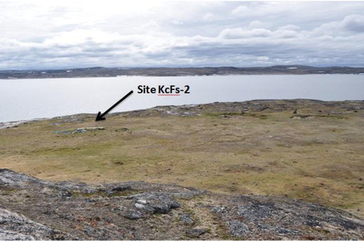 Figure 2 : Site archéologique KcFs-2