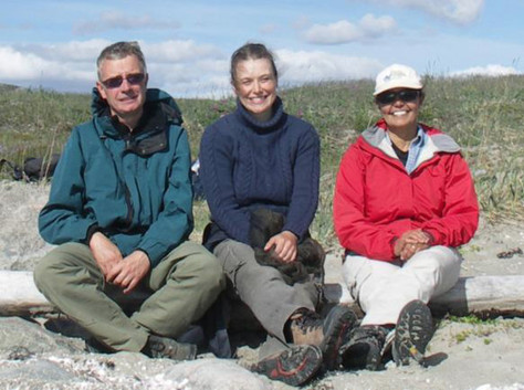 Figure 1 : Dominique Marguerie, Stéphanie Steelandt and Najat Bhiry  