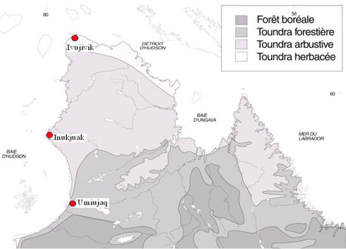 Figure 2 : Localisation des régions d’étude