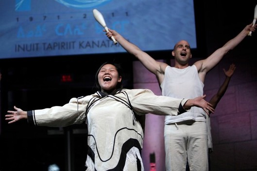 Artcirq, Igloolik’s Inuit circus performers.