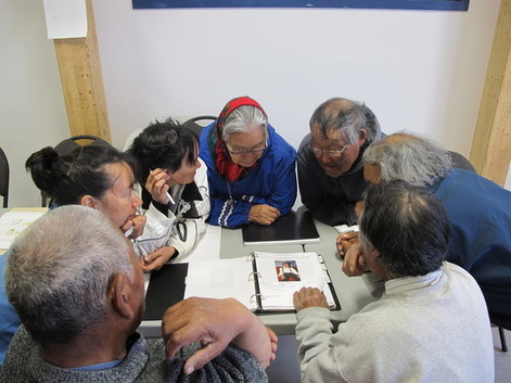 Nancy Palliser, Mary Pirti Kumarluk with the LCC