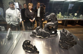 Visite guidée de la salle dédiée aux artistes Inuits du Musée des Beaux-Arts de Montréal (photo de Robert Fréchette)