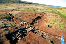 IbGk-3, structure 1, durant la fouille, été 2008