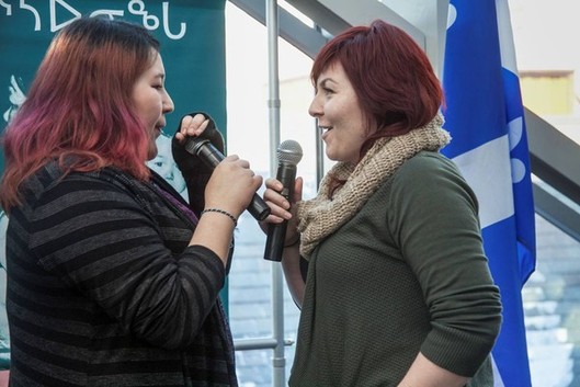 Performance of Kathy Tukkiapik and Nancy Saunders